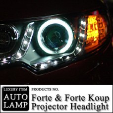 AUTO LAMP CCFL & LED PROJECTOR HEAD LIGHTS SET KIA FORTE / KOUP 2009-12 MNR